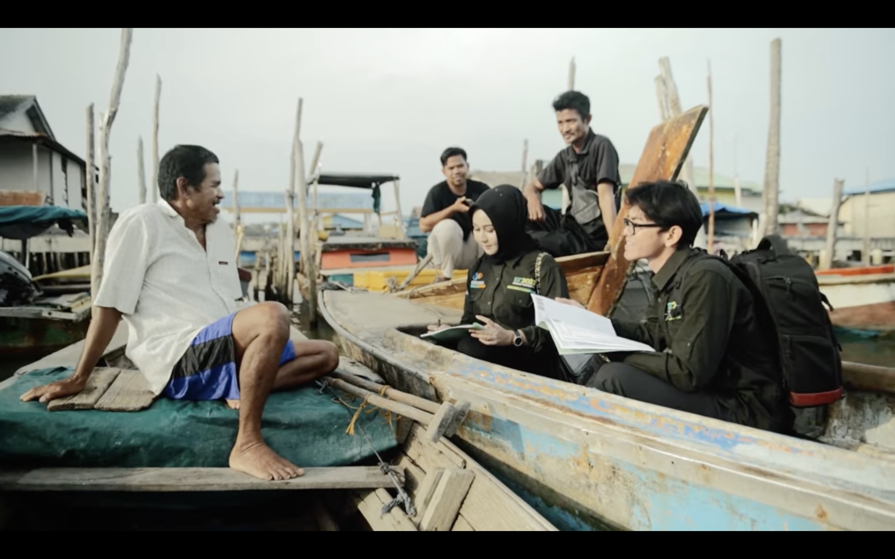 Pengumpulan data pada nelayan BPS Provinsi Kepulauan Riau